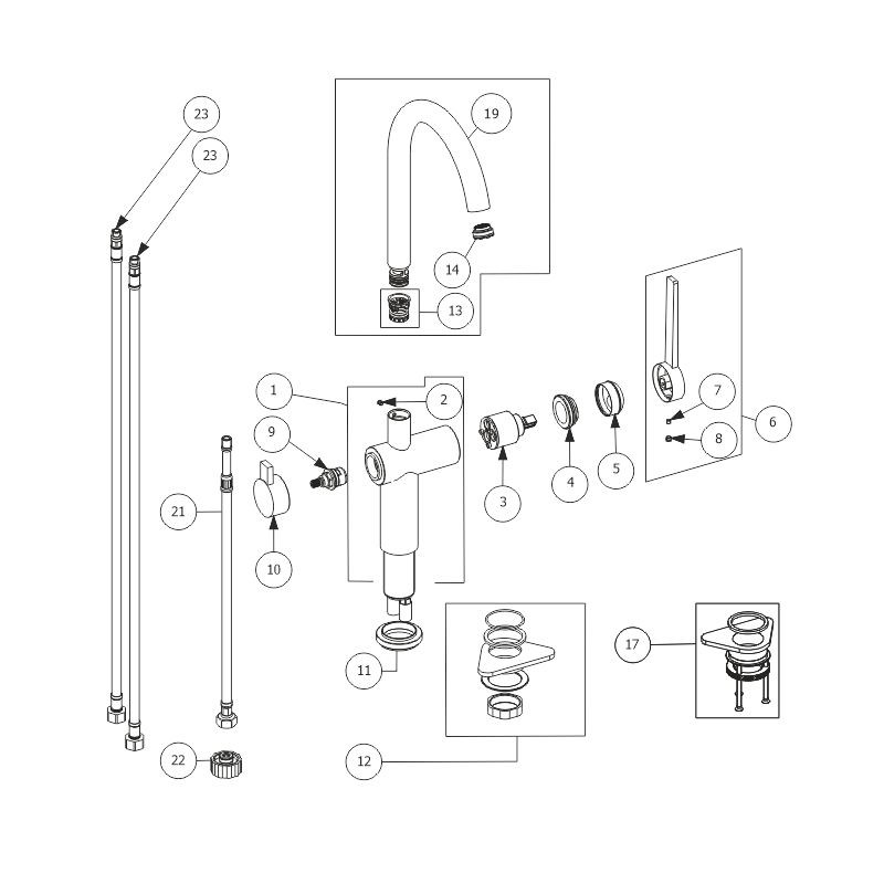 spare parts , matt black