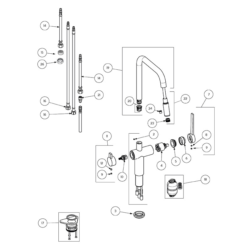 spare parts, s/s optik