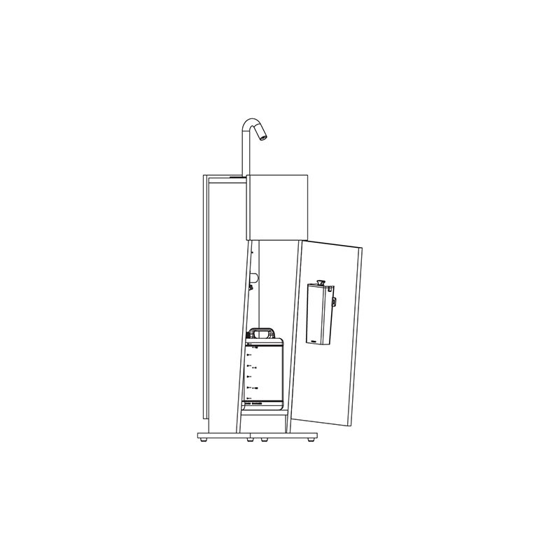 LAPETEK CARDA 6 L, THE SANITIZER STAND'S PART W/O STAND