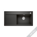 Matt black sinks, inset