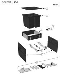 SELECT II 45/2 varaosat