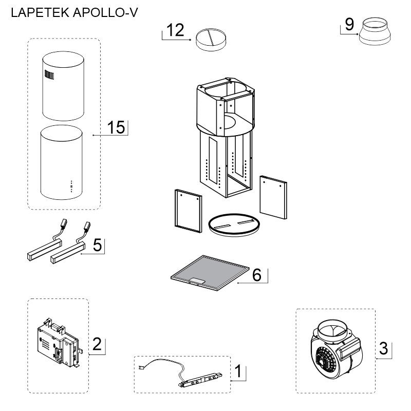 SPAREPARTS APOLLO-V