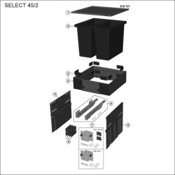 RESERVDELAR BLANCO SELECT 45/2