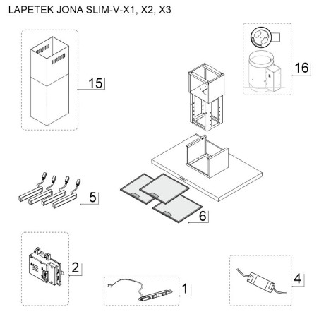 SPAREPARTS JONASLIM-X1, X2, X3