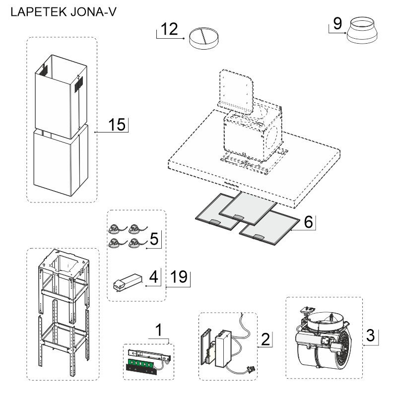 SPAREPARTS JONA-V