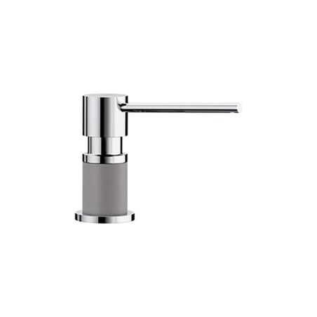 LATO soap dispenser Chrome / Alumetallic