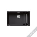 Matt black sinks, undermounted