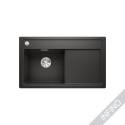 Matt black sinks, inset