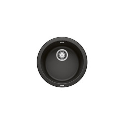 Matt black sinks, inset