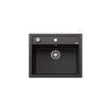 Matt black sinks, inset