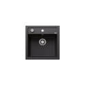 Matt black sinks, inset