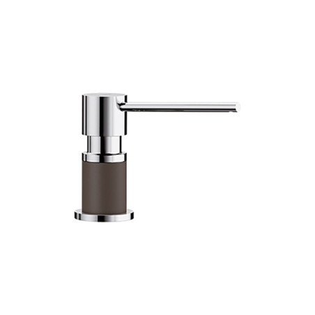 SOAP DISPENSER LATO cr/coffee