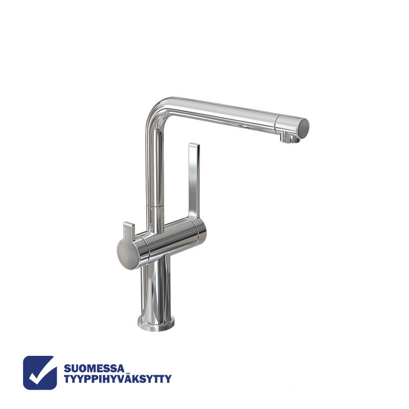 LAPETEK LEVEL-A, chrome, dishwasher valve